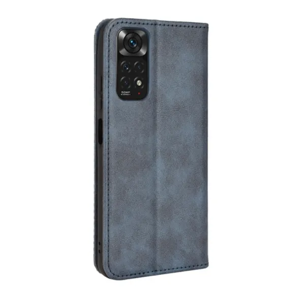 BUSINESS Peňaženkový kryt pre Xiaomi Redmi Note 11 / Note 11S modrý