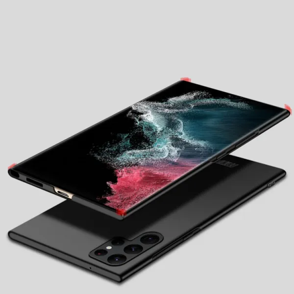 MOFI Ultratenký obal Samsung Galaxy S22 Ultra 5G ružový
