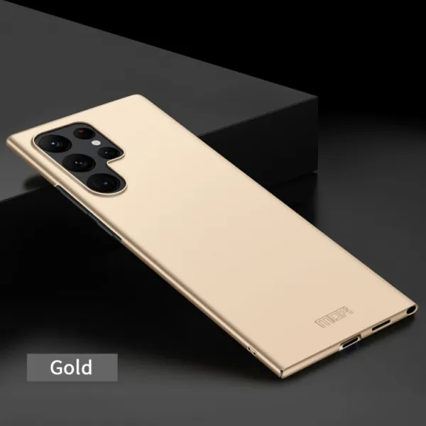 MOFI Ultratenký obal Samsung Galaxy S22 Ultra 5G zlatý
