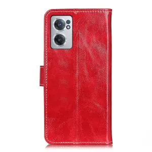 RETRO Peňaženkový obal OnePlus Nord CE 2 5G červený