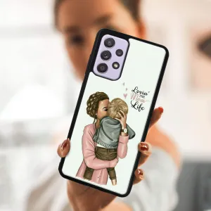MY ART Silikónový kryt Samsung Galaxy A32 MOM LIFE (118)