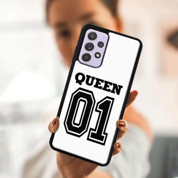 MY ART Silikónový kryt Samsung Galaxy A32 QUEEN (030)
