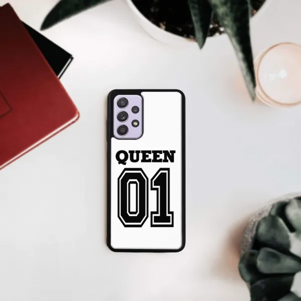 MY ART Silikónový kryt Samsung Galaxy A32 QUEEN (030)