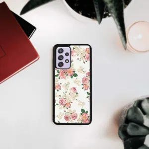 MY ART Silikónový kryt Samsung Galaxy A32 PINK ROSES (016)