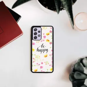 MY ART Silikónový kryt Samsung Galaxy A32  BE HAPPY (019)