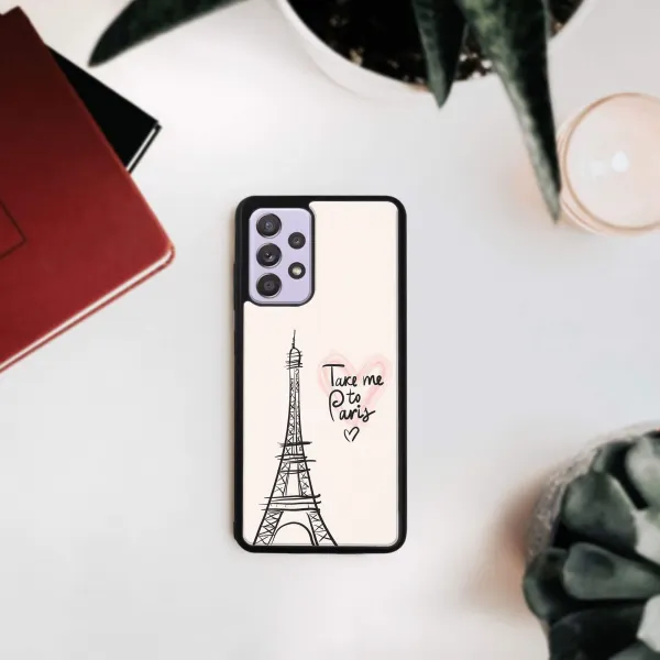 MY ART Silikónový kryt Samsung Galaxy A32 PARIS (057)