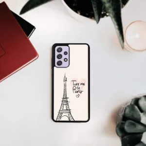 MY ART Silikónový kryt Samsung Galaxy A32 PARIS (057)