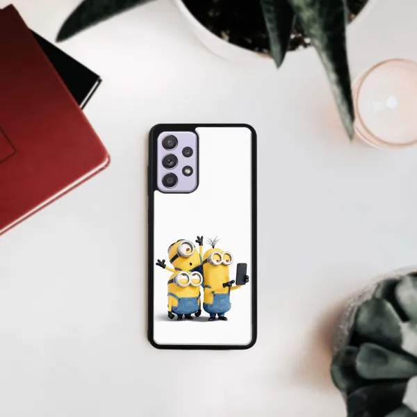 MY ART Silikónový kryt Samsung Galaxy A32 MIMONI SELFIE (022)