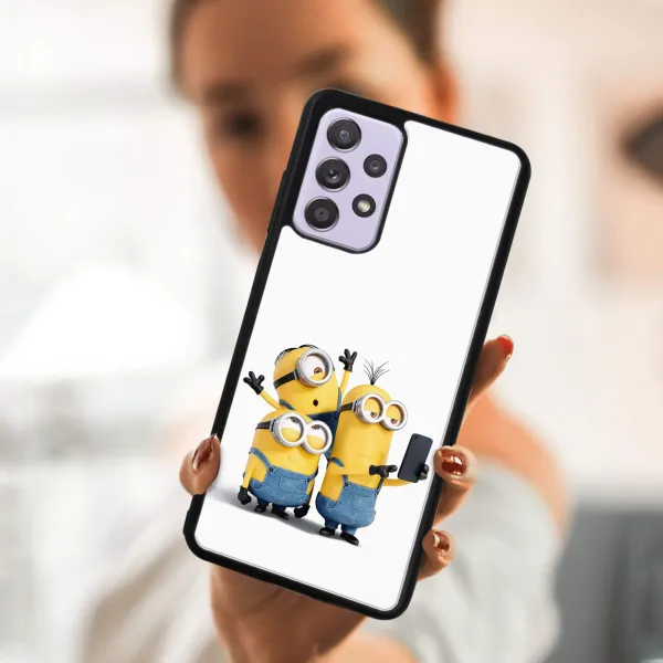 MY ART Silikónový kryt Samsung Galaxy A32 MIMONI SELFIE (022)