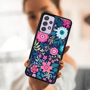 MY ART Silikónový kryt Samsung Galaxy A32 FLORA (038)