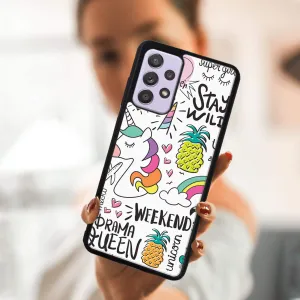 MY ART Silikónový kryt Samsung Galaxy A32 UNICORN (063)
