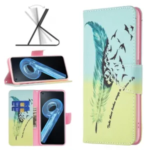 ART Peňaženkový kryt Realme 9i FEATHER