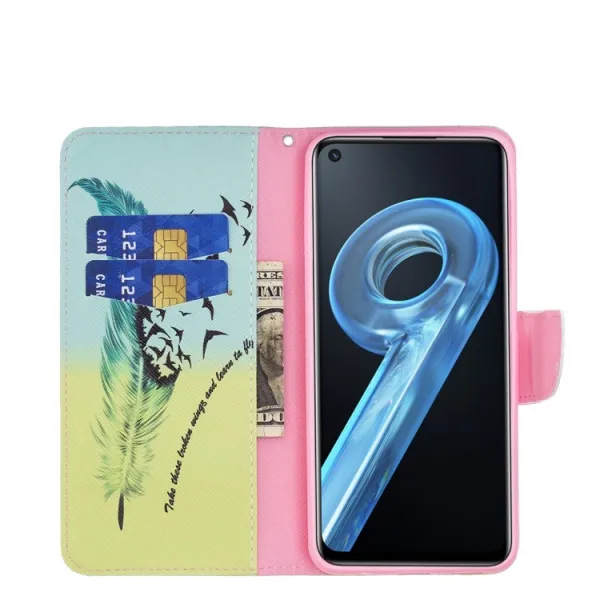 ART Peňaženkový kryt Realme 9i FEATHER