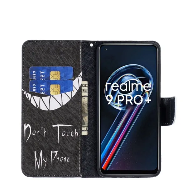 ART Peňaženkový kryt Realme 9 Pro+ / Realme 9 DON´T TOUCH ME