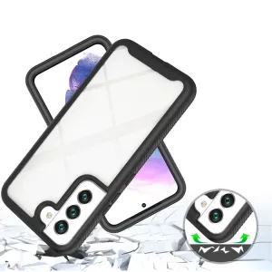 DUAL Obojstranný kryt s fóliou Samsung Galaxy S22 Plus 5G modrý