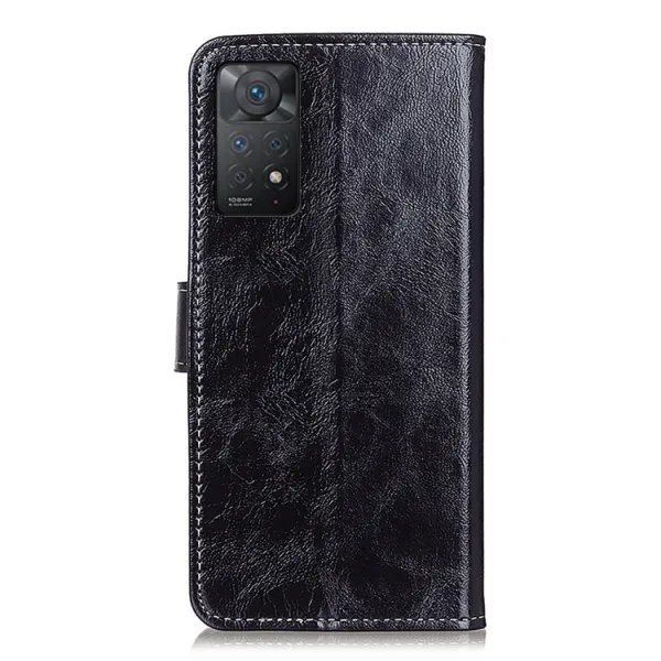 RETRO Peňaženkový obal Xiaomi Redmi Note 11 Pro 5G / Note 11 Pro čierny