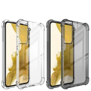 IMAK Ochranný silikónový kryt + fólia Samsung Galaxy S22 Plus 5G čierny