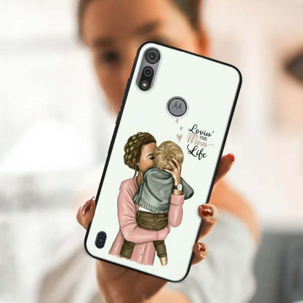 MY ART Silikónový kryt Motorola Moto E6s MOM LIFE (118)