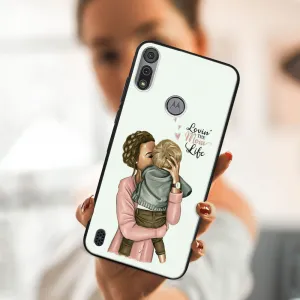 MY ART Silikónový kryt Motorola Moto E6s MOM LIFE (118)