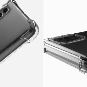IMAK Ochranný silikónový kryt + fólia Samsung Galaxy S22 5G priehľadný