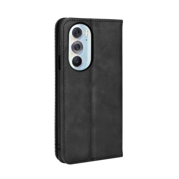 BUSINESS Peňaženkový kryt pre Motorola Edge 30 Pro / Edge X30 čierny
