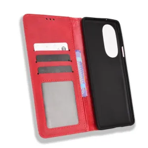 BUSINESS Peňaženkový kryt pre Motorola Edge 30 Pro / Edge X30 červený
