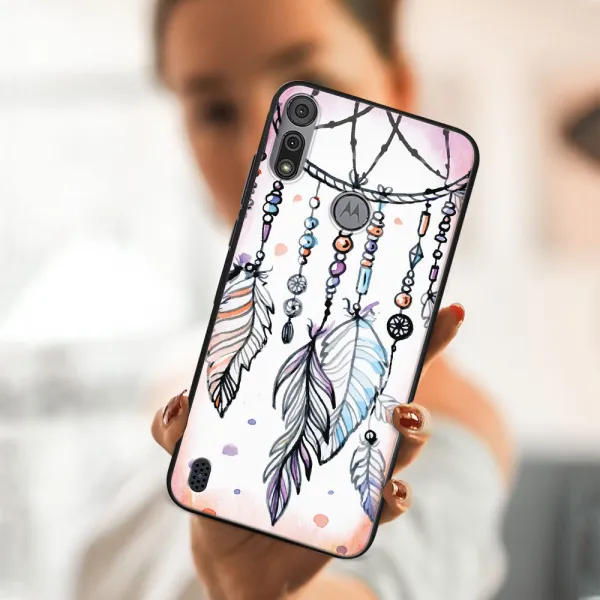 MY ART Silikónový kryt Motorola Moto E6s LAPAČ SNOV (020)