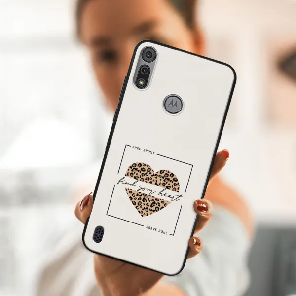MY ART Silikónový kryt Motorola Moto E6s WILD HEART (241)