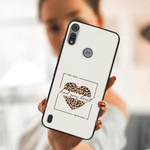 MY ART Silikónový kryt Motorola Moto E6s WILD HEART (241)