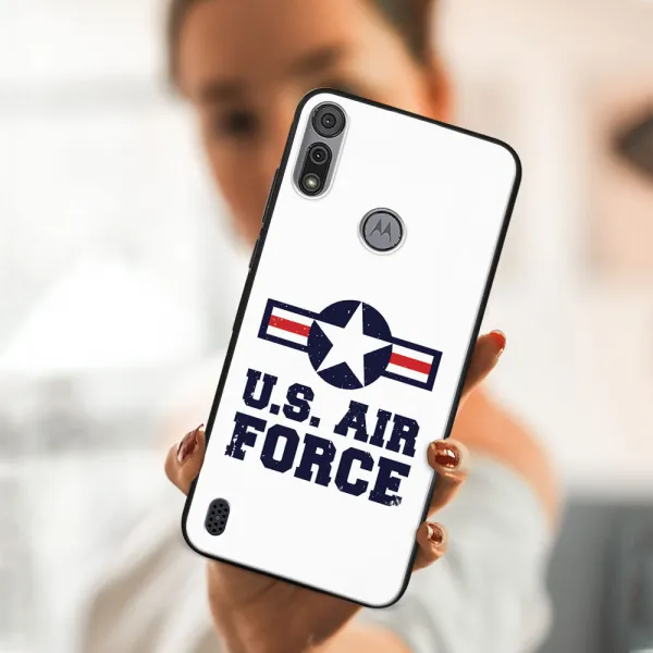 MY ART Silikónový kryt Motorola Moto E6s AIR FORCE (023)