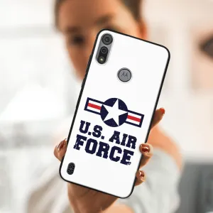 MY ART Silikónový kryt Motorola Moto E6s AIR FORCE (023)