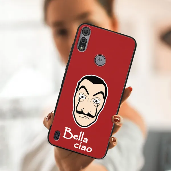MY ART Silikónový kryt Motorola Moto E6s LA CASA DE PAPEL (027)