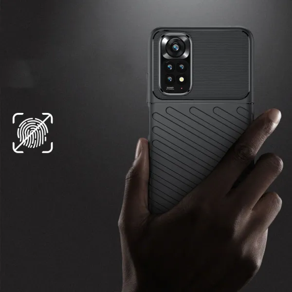 THUNDER Ochranný kryt Xiaomi Redmi Note 11 / Note 11S čierny