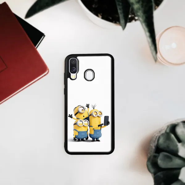 MY ART Ochranný kryt Samsung Galaxy A40 MINIONS SELFIE (022)