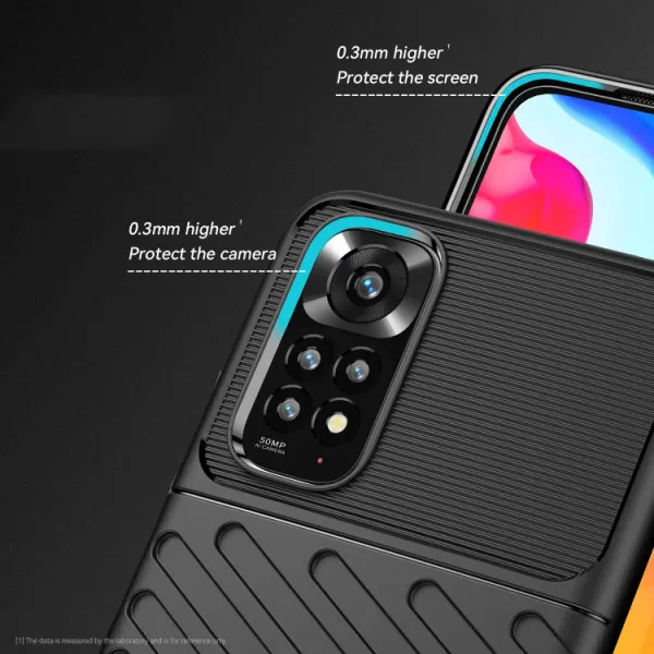 THUNDER Ochranný kryt Xiaomi Redmi Note 11 / Note 11S čierny