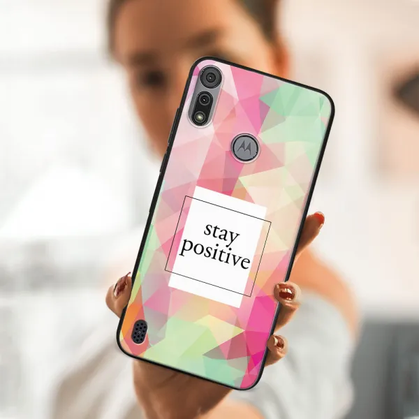 MY ART Silikónový kryt Motorola Moto E6s POSITIVE (053)