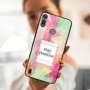 MY ART Silikónový kryt Motorola Moto E6s POSITIVE (053)