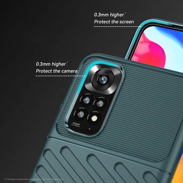 THUNDER Ochranný kryt Xiaomi Redmi Note 11 / Note 11S zelený