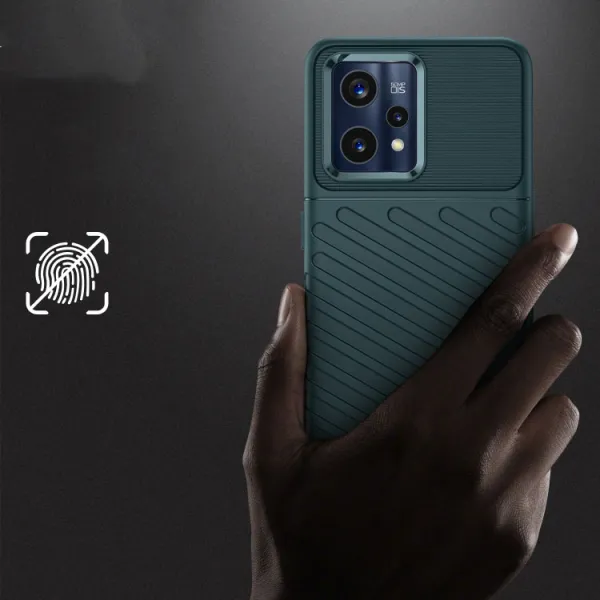 THUNDER Ochranný kryt Realme 9 Pro+ / Realme 9 zelený