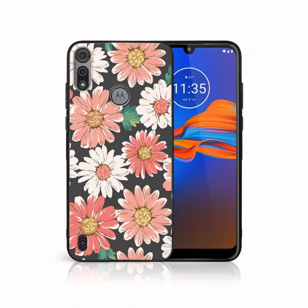 MY ART Silikónový kryt Motorola Moto E6s DAISY (161)