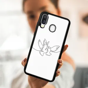 MY ART Ochranný kryt Samsung Galaxy A40 DOVE (031)