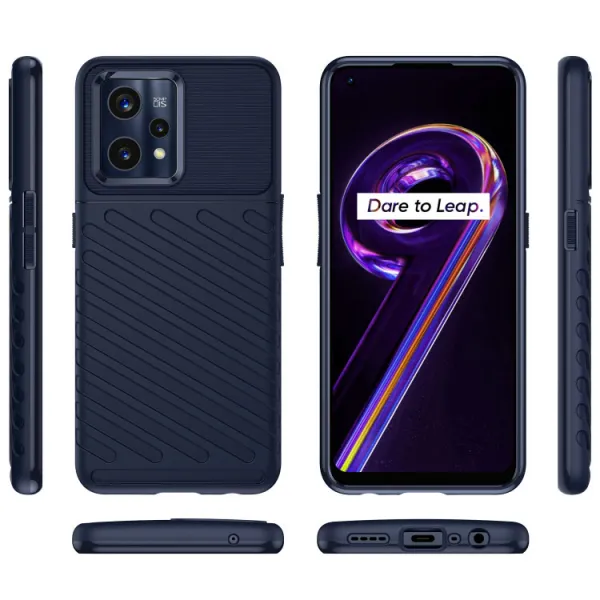 THUNDER Ochranný kryt Realme 9 Pro+ / Realme 9 modrý