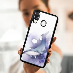 MY ART Ochranný kryt Samsung Galaxy A40 WHALE (242)