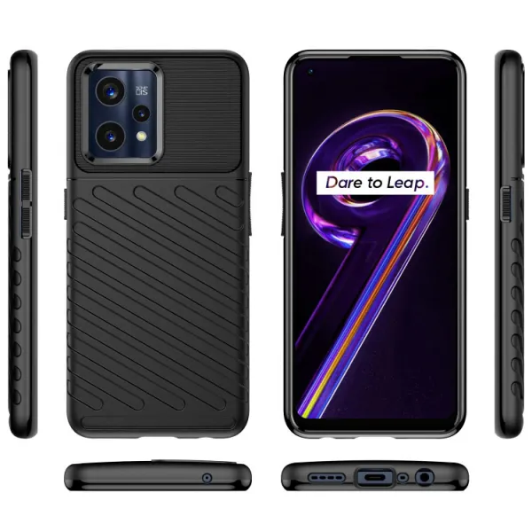 THUNDER Ochranný kryt Realme 9 Pro+ / Realme 9 čierny