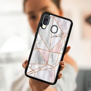 MY ART Ochranný kryt Samsung Galaxy A40 PINK MARBLE (143)