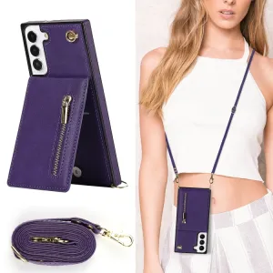 BAG Puzdro so šnúrkou Samsung Galaxy S22 5G fialové