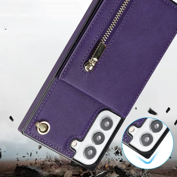 BAG Puzdro so šnúrkou Samsung Galaxy S22 5G fialové