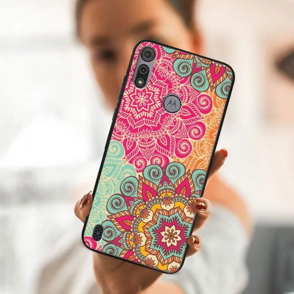 MY ART Silikónový kryt Motorola Moto E6s MANDALA (043)