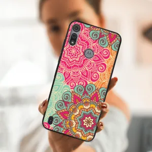 MY ART Silikónový kryt Motorola Moto E6s MANDALA (043)