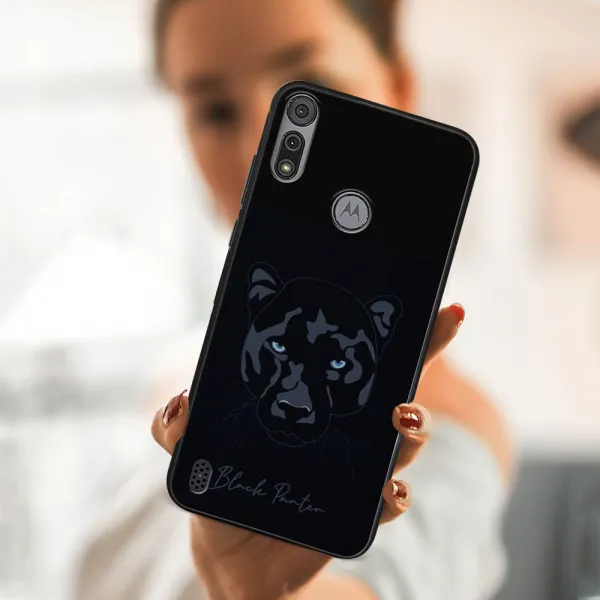 MY ART Silikónový kryt Motorola Moto E6s PANTHER (245)